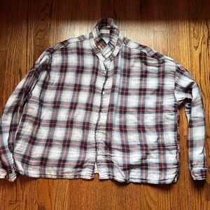 CP Shades cotton guaze blouse sz large